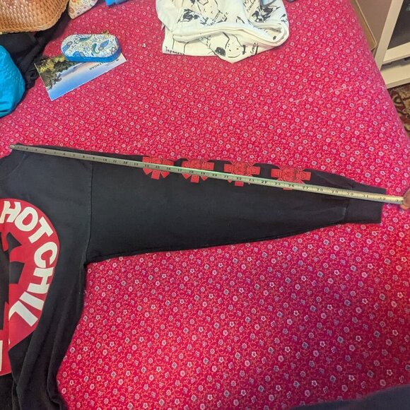 RARE Authentic Vintage Red Hot Chili Peppers Long Sleeve Concert T-Shirt Aztec - Picture 14 of 16